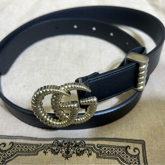 Gucci Torchon Marmont Belt 75-30